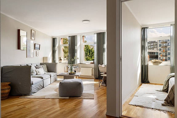 Gang mot stue og soverom