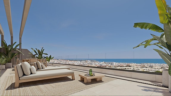 PENTHOUSE | 114 m² Takterrasse | Resort-fasiliteter | Basseng | Fitness/gym