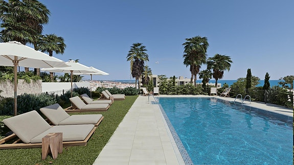 PENTHOUSE | 114 m² Takterrasse | Resort-fasiliteter | Basseng | Fitness/gym