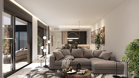 Sørvendt villa med privat basseng | 3 soverom og 3 bad | Attraktiv beliggenhet | Møblert!