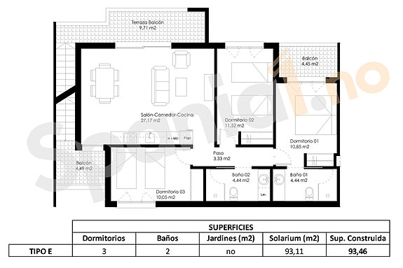 Toppleilighet med stor takterrasse | 3 soverom og 2 bad | Fellesområde med grøntanlegg og basseng | Parkering og bod