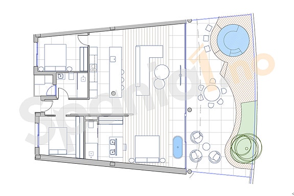 Luksuriøs penthouse-leilighet med 3 soverom | Terrasse på 60m2 | Eksklusive fellesområder