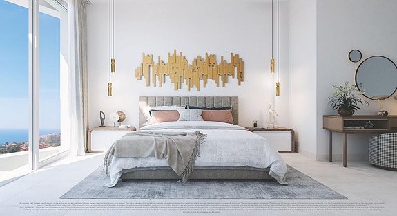 Penthouse-leilighet i hjerte av La Cala | Fantastisk utsikt over havet | 3 soverom | 2 parkeringsplasser