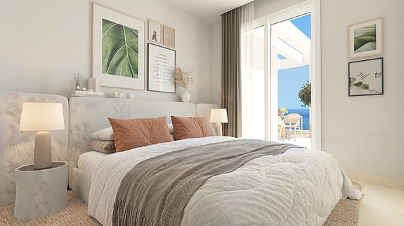 Penthouse-leilighet i hjerte av La Cala | Fantastisk utsikt over havet | 3 soverom | 2 parkeringsplasser