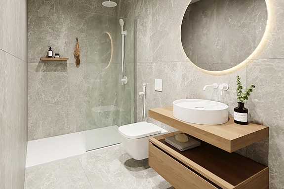 Ny Penthouse med 61m2 Terrasse - 3 soverom - Utekjøkken og mulighet for Jacuzzi