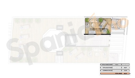 Penthouse med egen takterrasse | 250 meter fra Playa del Cura | Felles takterrasse og basseng