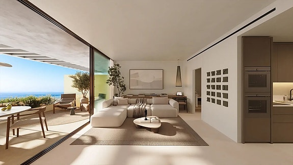 SKY VILLA - Fantastisk utsikt over Middelhavet | Luksus leilighet med høye kvaliteter | Terrasse 104 m²