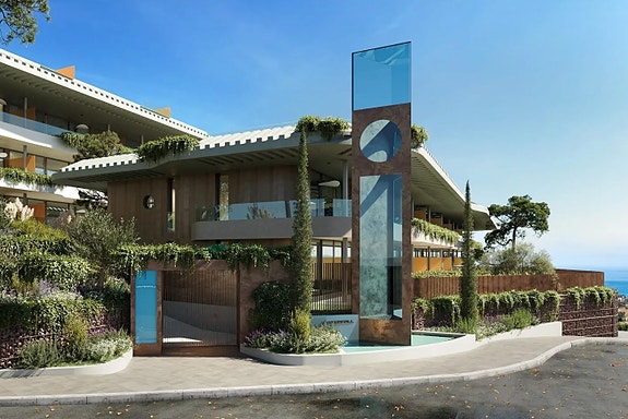 SKY VILLA - Fantastisk utsikt over Middelhavet | Luksus leilighet med høye kvaliteter | Terrasse 104 m²