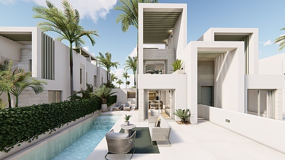 Spektakulær villa med 3 soverom | Takterrasse og flott beliggenhet i Ciudad Quesada.