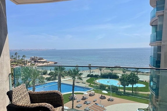 Havutsikt og topp fasiliteter - Leilighet med 3 soverom i Sea Senses, Punta Prima