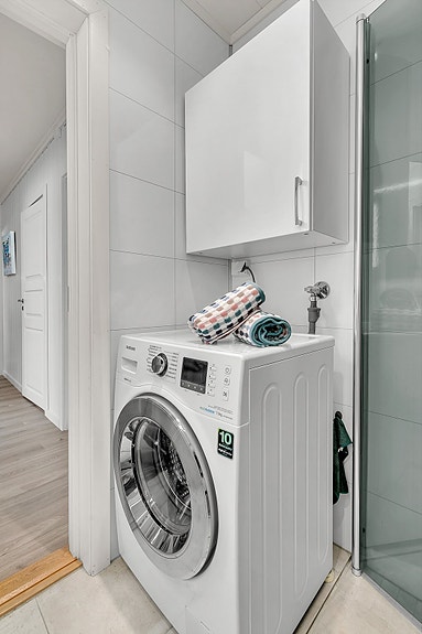 Opplegg for vaskemaskin.