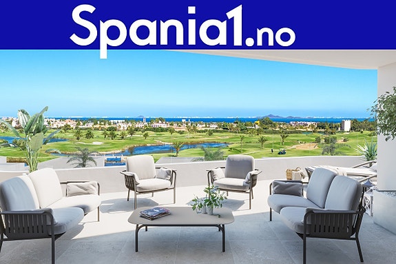 Fullt møblert! Nybygg - Penthouse-leilighet med takterrasse og utsikt - 3 soverom og 2 bad -