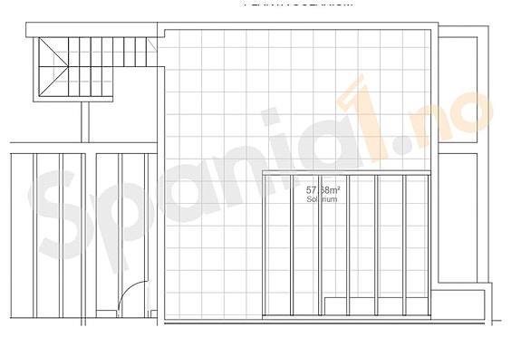Toppleilighet med stor takterrasse - 57m2 | Fellesområde med basseng | Garasje