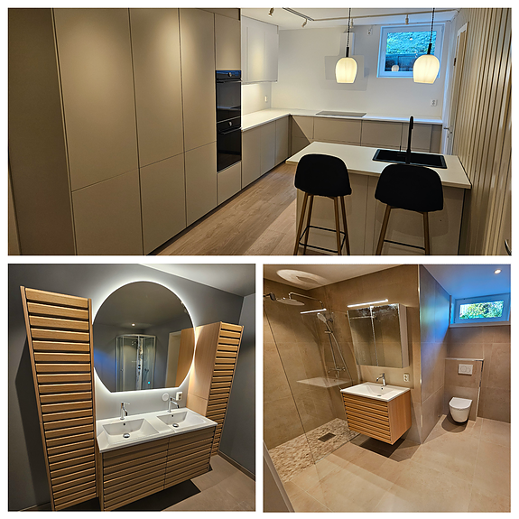 Velkommen! Denne kjelleren er nyoppusset våren 2025. Takhøyden på 240 cm gjør at dette ikke oppleves som en typisk kjeller. Det meste er helt nytt. Dette inkluderer kjøkken, to bad, alt av møblement, gulv, belysning, nymalte vegger m.m.