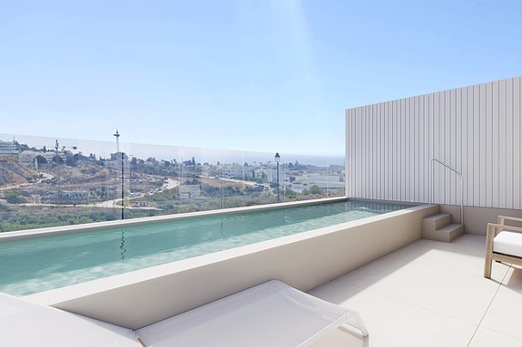 Moderne kjedet villa med 4 soverom og privat basseng - Havutsikt og høy standard