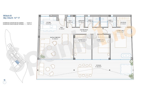 Nytt luksusprosjekt i El Higuerón - Penthouse med 3 soverom, stor terrasse og tilgang til Higuerón Resort