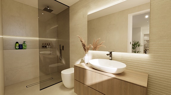 Moderne villa med 3 soverom og 2 bad - Privat basseng, takterrasse og solrike uteplasser