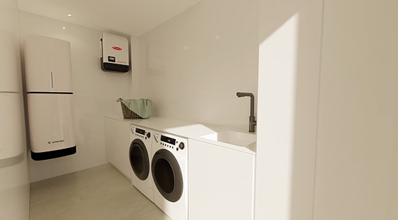 Moderne villa med 3 soverom og 2 bad - Privat basseng, takterrasse og solrike uteplasser