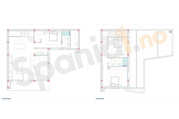 Moderne villa med 3 soverom og 2 bad - Privat basseng, takterrasse og solrike uteplasser