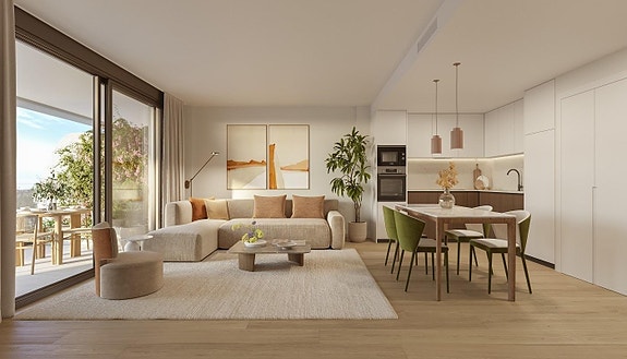 Penthouse-leilighet med 3 soverom og 2 bad | Terrasse på 82 m2 | Nærhet til strand | Vakre fellesområder