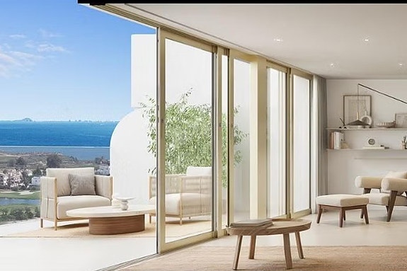 Penthouse med 3 soverom og stor takterrasse - Nær strand og golf