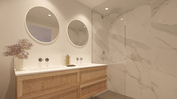 HAVUTSIKT! Eksklusiv leilighet med gangavstand til strand | Takterrasse med privat basseng | Gym og SPA