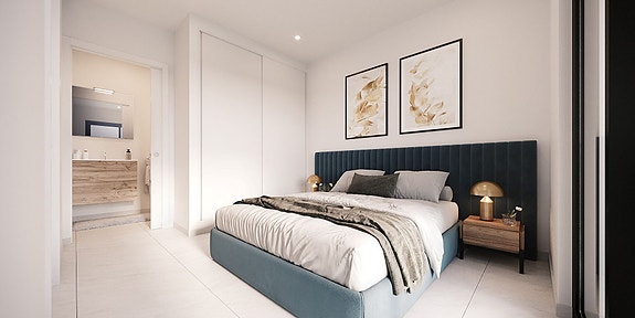 Penthouse med nydelig havutsikt  | 3 soverom og stor takterrasse 153m2 | Gangavstand til strand