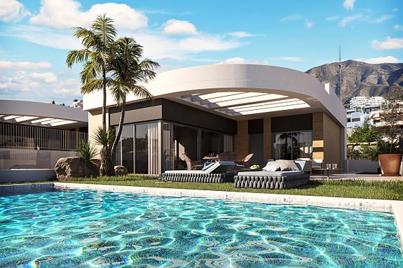 Nybygg! | Moderne villa med 3 soverom, 2 bad, underetasje og privat basseng