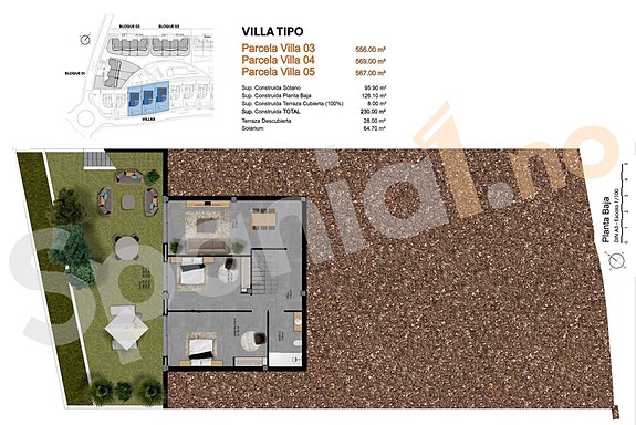 Nybygg! | Moderne villa med 3 soverom, 2 bad, underetasje og privat basseng