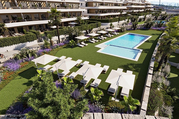 Ny moderne leilighet med 2 soverom, 2 bad og romslig terrasse | I attraktivt område