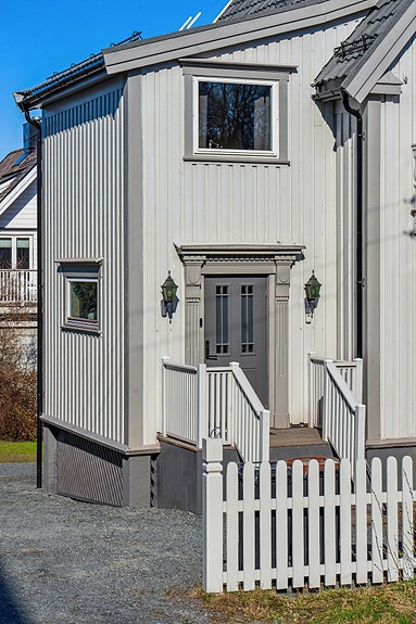 Her har du et lekkert inngangsparti som er noe utenom det vanlige