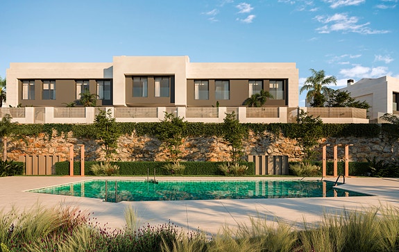 Nybygg! Rekkehus med havutsikt, takterrasse | 3 soverom og 3 bad