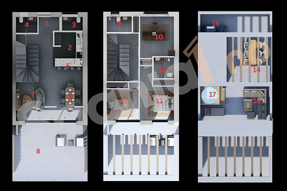 NYHET! | Hjørnerekkehus med sørvestvendt beliggenhet, kjeller og stor takterrasse