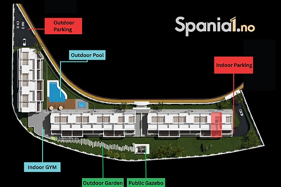 Nybygg | Moderne rekkehus med underetasje, sørvestvendt beliggenhet og stor takterrasse