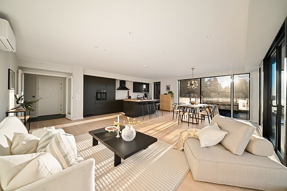 Velkommen til Trerørfabrikken Boligsameie - presentert av Raymond Bøhn i Krogsveen. Fotograf; Kristoffer Kristiansen.