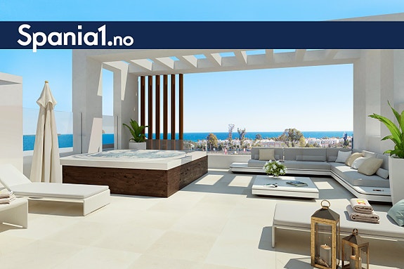 Nybygg | Moderne rekkehus med underetasje, sørvestvendt beliggenhet og stor takterrasse