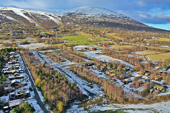 Velkommen til Trøa Hyttegrend! Et nytt hyttefelt beliggende nedenfor skiheisene i Stølen (Foto: Ludvig Killingberg)