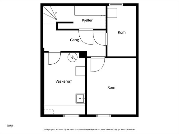 Plantegning - Kjelleretasje