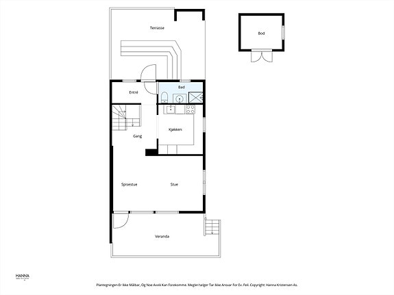 Plantegning - 1.etasje