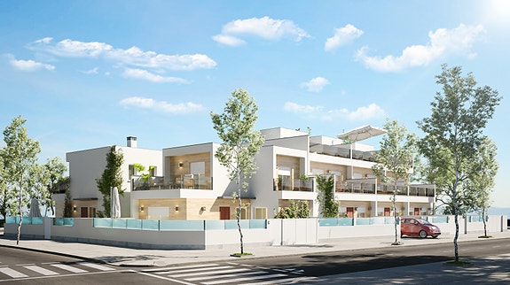 Nøkkelferdig! Rekkehus med 3 soverom | Stor terrasse og takterrasse | Hage og privat basseng