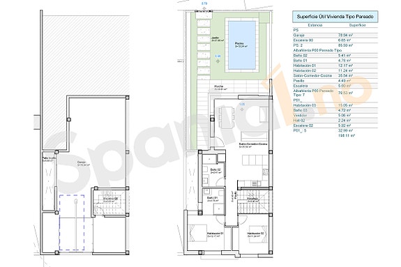 Strøken villa | Flott uteområde med privat basseng | 3 soverom og 2 bad | Garasje og takterrasse