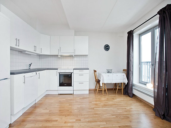 Kjøkken med spiseplass