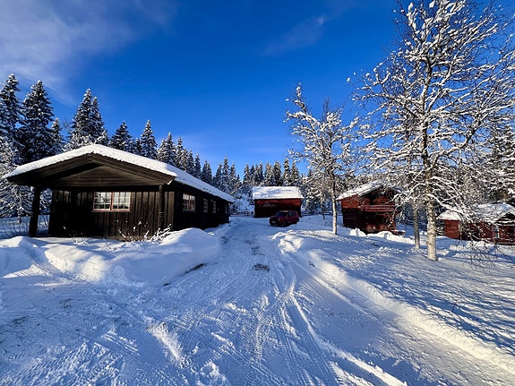 Vinterbilde tatt av eiendomsmegler 08.01.2026