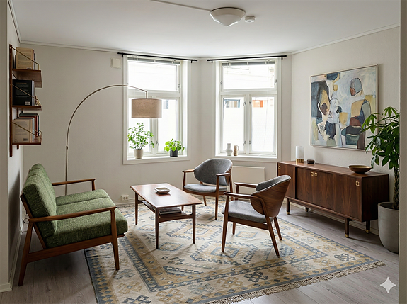 Velkommen til Taraldsgårdsveita 8 - En lys og trivelig 2-roms leilighet! (Bilde er digitalt møblert)