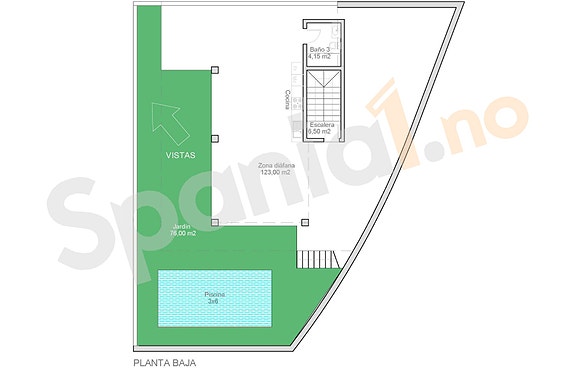 Plantegning hovedplan og uteområde