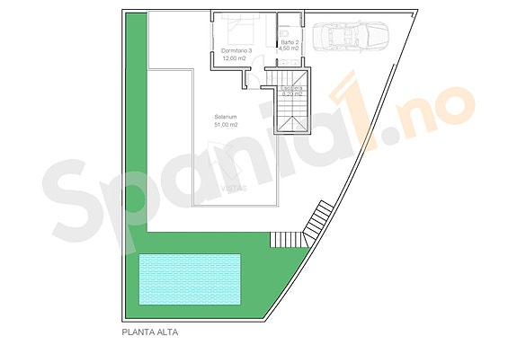 Plantegning takterrasse