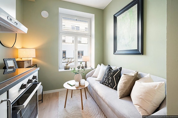 Arealeffektiv hybel med varmtvann, fyring, strøm og internett inkludert!