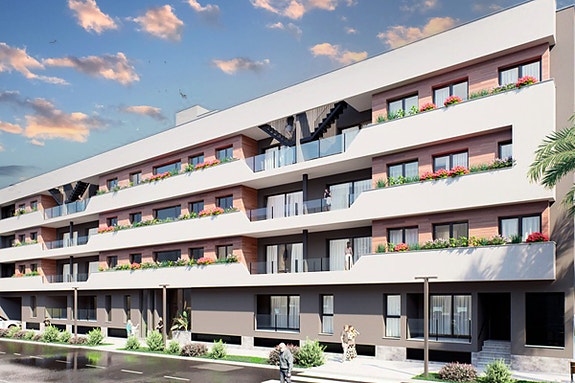 Penthouse med stor takterrasse | 2 soverom og 2 bad | Gangavstand til strand