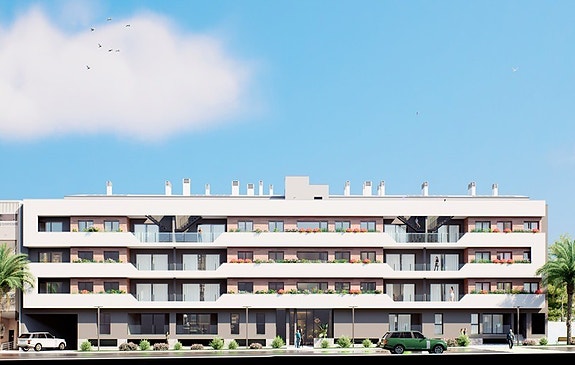 Penthouse med stor takterrasse | 2 soverom og 2 bad | Gangavstand til strand