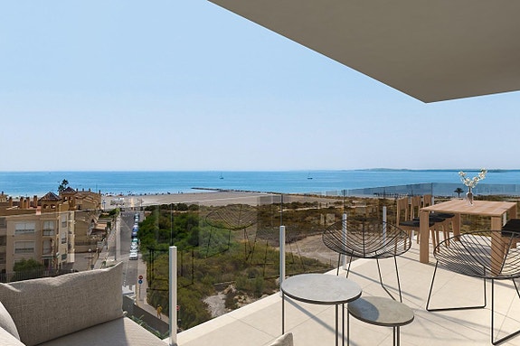 Penthouse | Like ved stranden | 3 soverom | Flott fellesområde med basseng